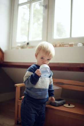 Trinklernflasche Natural Response weiß/blau, ab 6. Monat, 150 ml PHILIPS AVENT