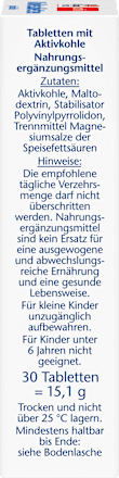 Kohletabletten 30 St Doppelherz