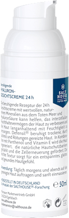 Gesichtscreme Totes Meer Hyaluron Salthouse