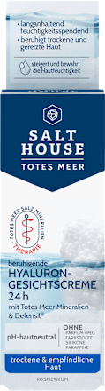 Gesichtscreme Totes Meer Hyaluron Salthouse