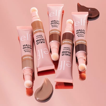 Contouring Cream Halo Glow Beauty Wand Light/Medium e.l.f. Cosmetics