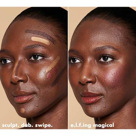 Blush Halo Glow Beauty Wand Berry Radiant  e.l.f. Cosmetics