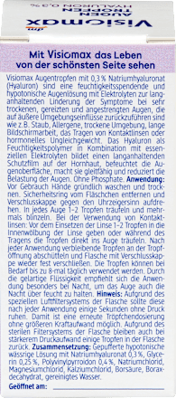 Augentropfen mit 0,3% Hyaluron, ohne Konservierungsmittel Visiomax
