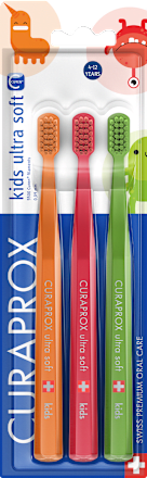 Kids ultra soft zobna ščetka za otroke, 4-12 let, več različic CURAPROX