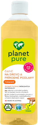 Čistič na drevo a prírodné podlahy Orange planet pure