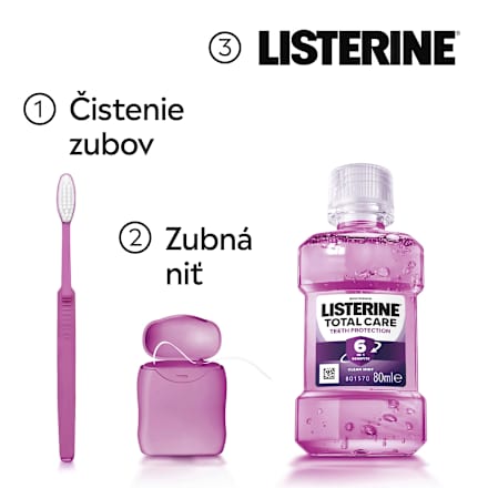 Ústna voda Total Care Teeth Protection  Listerine