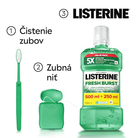 Ústna voda Fresh Burst Listerine