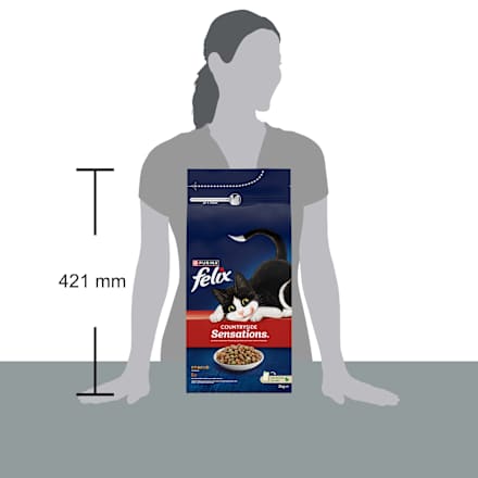 Trockenfutter Katze mit Rind, Huhn & Gemüse, countryside sensations Felix