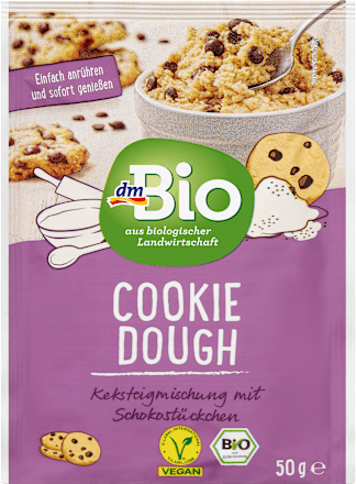 Backmischung Cookie Dough, vegan dmBio