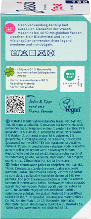 Prateľné menštruačné nohavičky Teens, veľ. 148-152 Jessa
