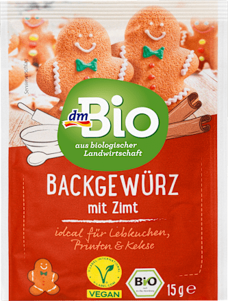 Backgewürz mit Zimt, vegan dmBio