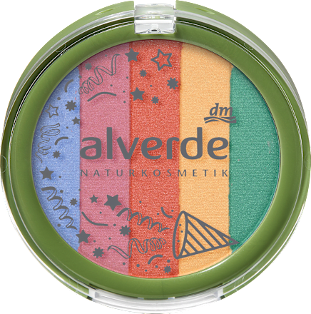 Regenbogenpuder bunt alverde NATURKOSMETIK