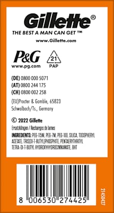 Rasierklingen, Fusion5 Gillette