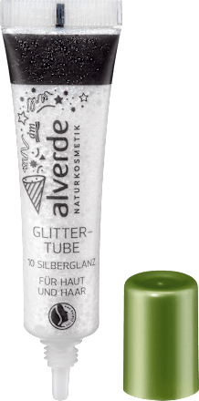 Glittertube 10 Silberglanz alverde NATURKOSMETIK