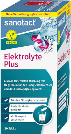 Elektrolyte Plus Sticks sanotact