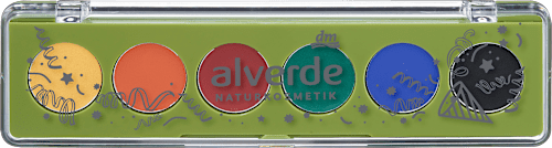 Schminkpalette Aqua 10 Kunterbunt alverde NATURKOSMETIK