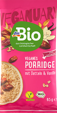 Porridge mit Datteln & Vanille dmBio