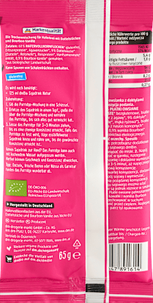 Zobena kaša sa datulama i vanilijom dmBio