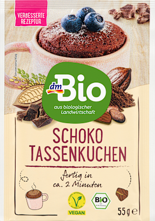 Backmischung Schoko Tassenkuchen dmBio