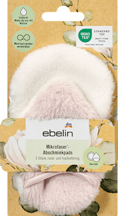 Abschminkpads aus Mikrofaser ebelin