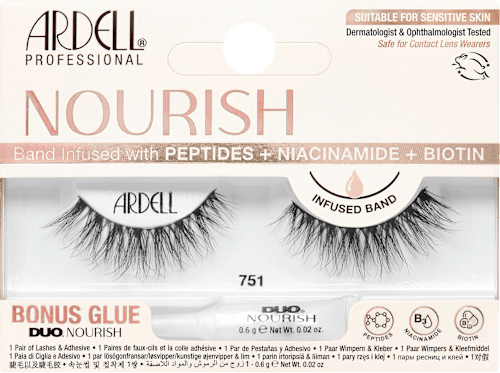 Künstliche Wimpern Nourish 751 (1 Paar) ARDELL