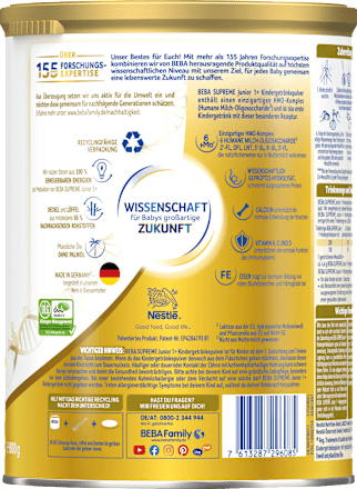 Kindermilch Supreme Junior 1+, ab 1 Jahr  Nestlé BEBA