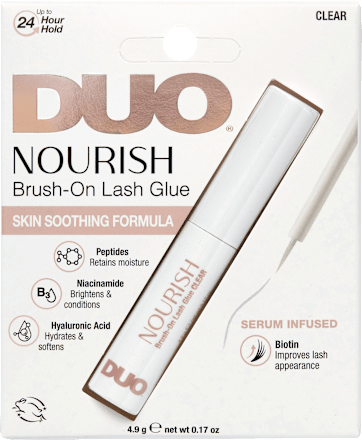 Wimpernkleber Nourish Brush-On Clear DUO