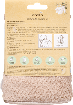 Turbante capelli assort. ebelin