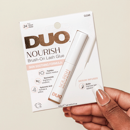 Wimpernkleber Nourish Brush-On Clear DUO