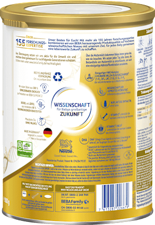 Folgemilch Supreme 2 ab dem 7. Monat Nestlé BEBA