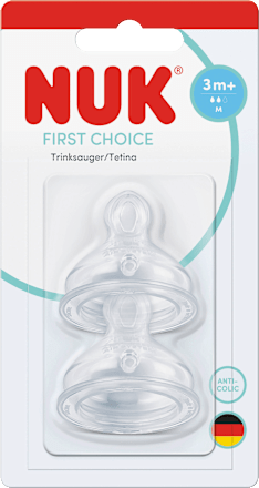 Trinksauger First Choice Silikon Gr. M, ab dem 3. Monat NUK