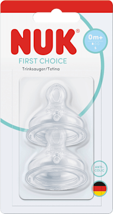 Trinksauger First Choice Silikon Gr. S, von Geburt an  NUK