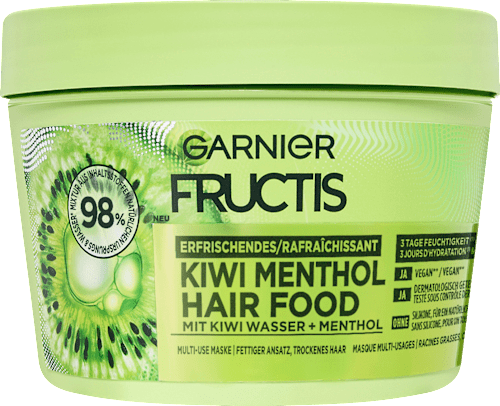 Haarkur Kiwi Menthol Hair Food 3in1 Maske GARNIER FRUCTIS
