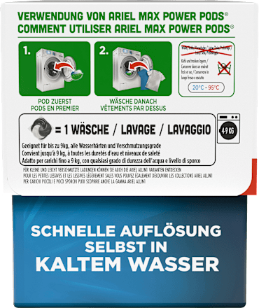 Colorwaschmittel Pods Max Power ARIEL