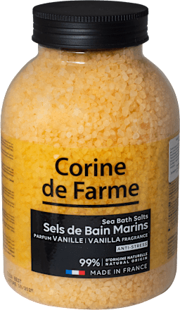 Соли за вана Anti-Stress с екстракт от ванилия Corine de Farme