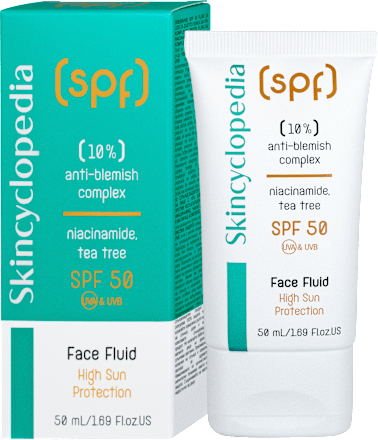 Флуид за лице с ниацинамид SPF50 Skincyclopedia