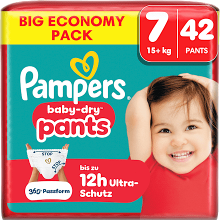 Baby Pants Gr. 7 XL (15+ kg) Big Pack Pampers baby-dry