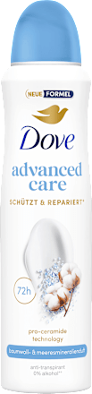 Antitranspirant Deospray Advanced Care Gofresh Baumwoll- & Meeresmineralienduft Dove