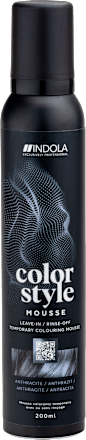 Schaumcoloration Color Style Mousse Anthrazit INDOLA