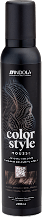 Schaumcoloration Color Style Mousse Mittelbraun INDOLA