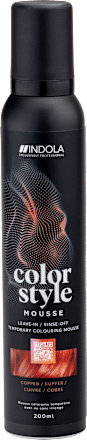 Schaumcoloration Color Style Mousse Kupfer Schwarzkopf PROFESSIONAL