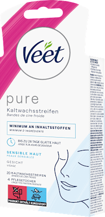 Kaltwachsstreifen Pure Gesicht Veet