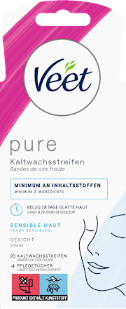 Kaltwachsstreifen Pure Gesicht Veet