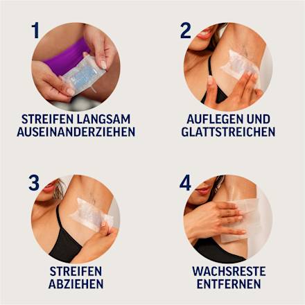 Kaltwachsstreifen Bikinizone & Achseln Veet