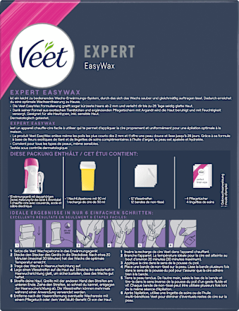 EasyWax Elektrisches Warmwachs Roll-On-System Veet