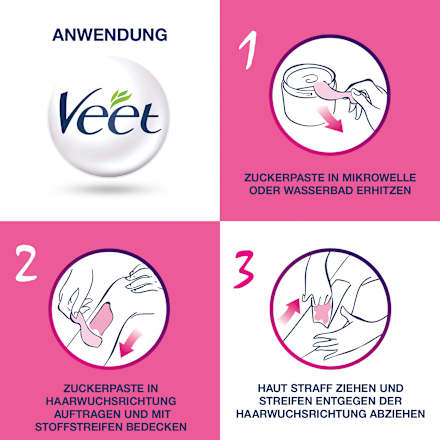 Zuckerpaste mit Vanilleduft Veet