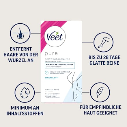 Kaltwachsstreifen Körper & Beine Veet