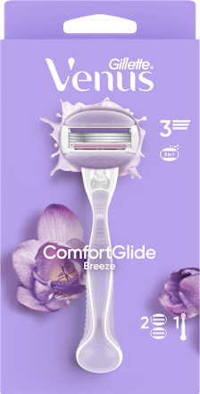 Dámsky holiaci strojček ComfortGlide Breeze + 2 náhradné hlavice Gillette Venus