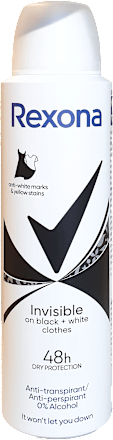Deodorant spray invisible black&white Rexona