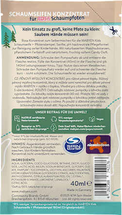 Schaumseife Kinder Konzentrat Nachfüllpack sortiert Mabyen